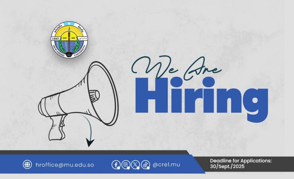 Career Opportunity: Mogadishu University Invites Applications for Lecturers in Civil Aviation Management